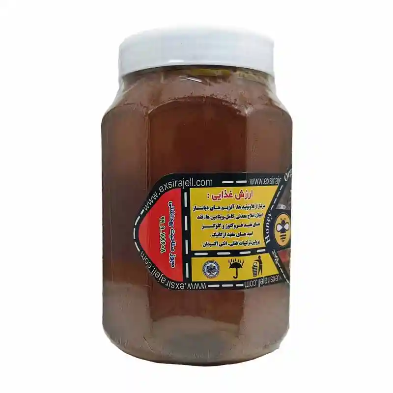 عسل چهل گیاه ارگانیک – یک کیلویی برند اکسیراژل