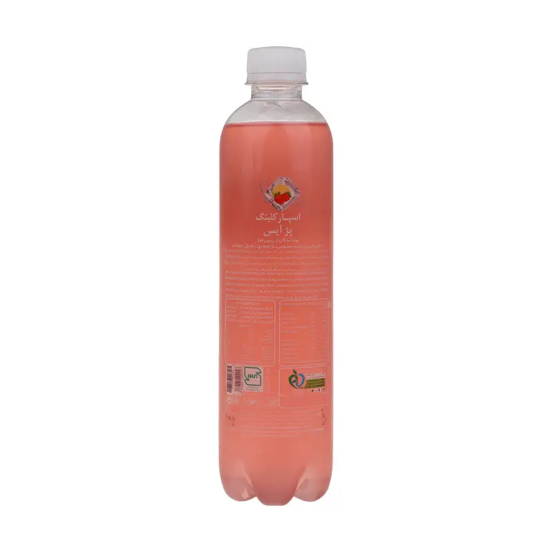اسپارکلینگ پژ آیس با طعم توت‌فرنگی و لیموناد کلاسیک 500ml برند اکسیراژل