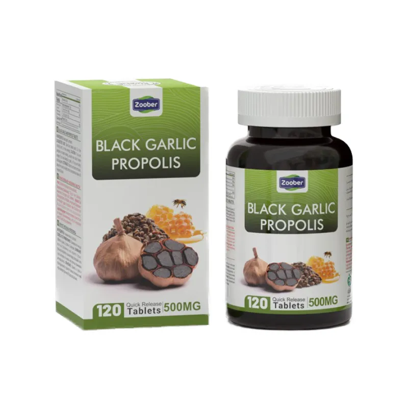 قرص سیر سیاه و پروپولیس 120 عددی برند اکسیراژل