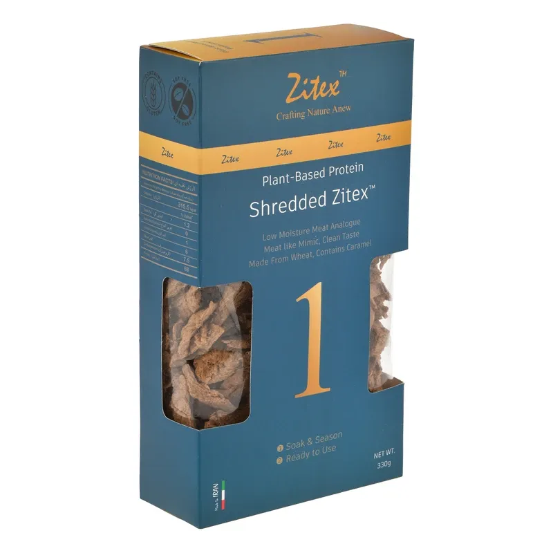 گوشت قرمز گیاهی بر پایه گندم | 330 گرم برند اکسیراژل