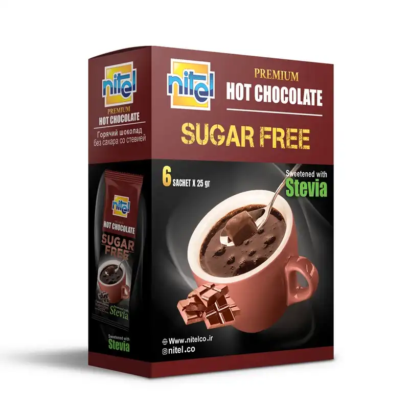 هات چاکلت رژیمی نیتل بسته 6 عددی برند اکسیراژل