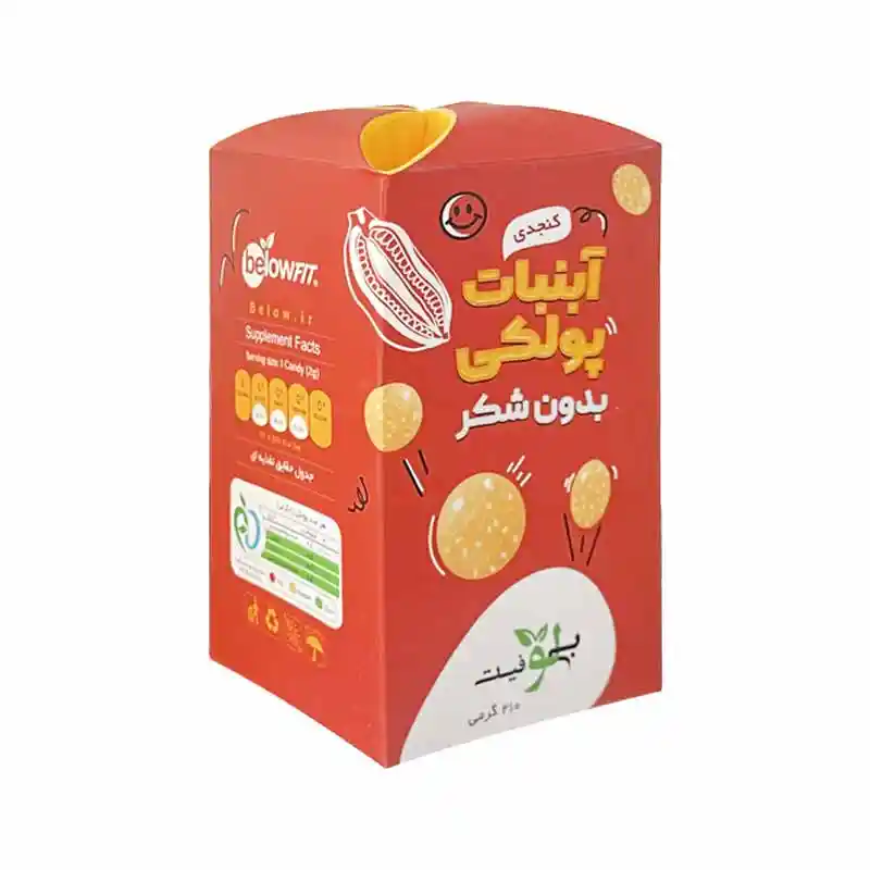 آبنبات پولکی بدون قند کنجدی برند اکسیراژل