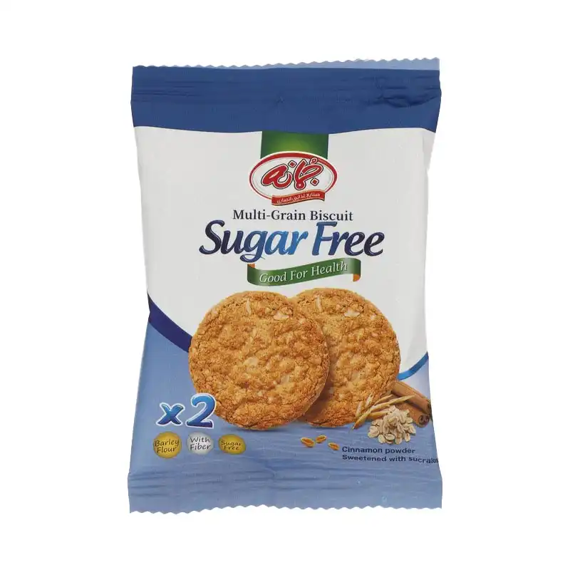 بیسکویت چند غله بدون شکر جمانه - بسته ۳۰ عددی برند اکسیراژل